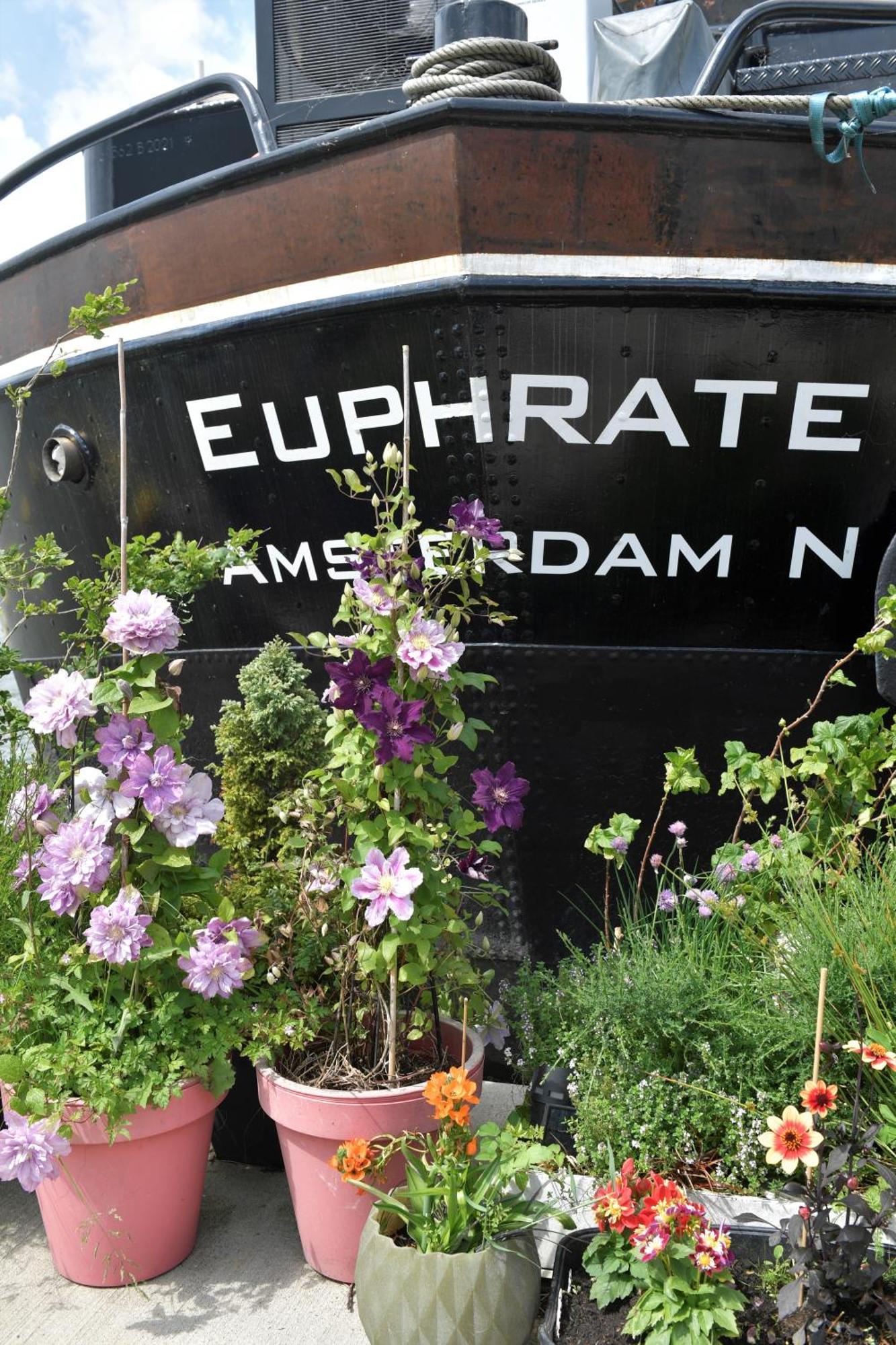 Euphrate Houseboat 호텔 암스테르담 외부 사진